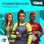 Packshot De Sims 4: Studentenleven