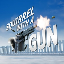 Packshot Squirrel with a Gun