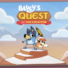 Packshot Bluey's Quest for the Gold Pen