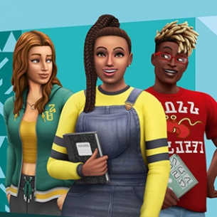 Packshot De Sims 4: Studentenleven