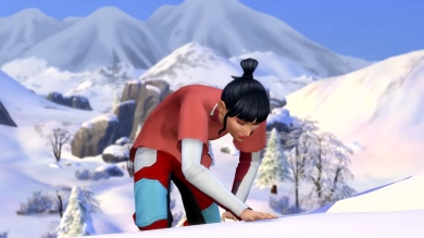 Trek de kou in met De Sims 4 Sneeuwpret