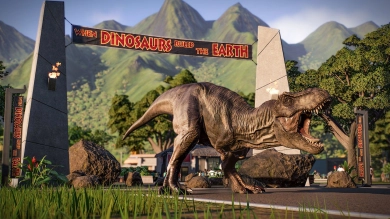 Vier 30 jaar Jurassic Park in Jurassic World Evolution 2