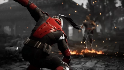 Sektor kleurt schermen rood in Mortal Kombat 1