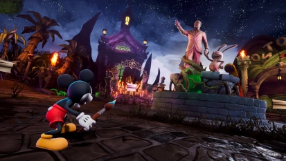 Disney Epic Mickey: Rebrushed review - Slaat in als een verfbom