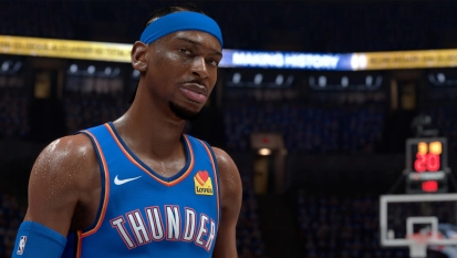 Shai Gilgeous-Alexander siert cover NBA 2K26