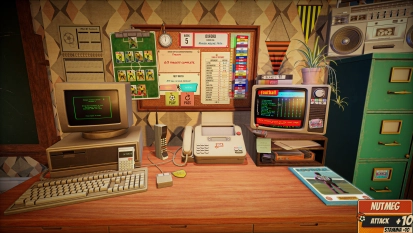 NUTMEG! is een combinatie van retrovoetbal en kaart-gebaseerd management