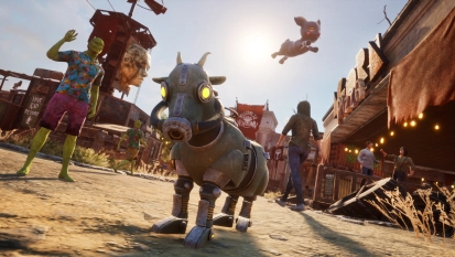 Overwin de apocalyps in Goat Simulator 3 - Baadlands: Furry Road