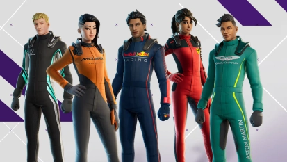 Formule 1 racet naar Fortnite