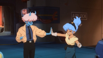 Retro anime co-op avontuur Orbitals zweeft naar Switch 2