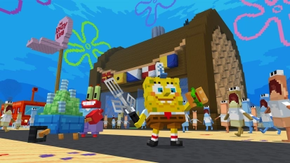 SpongeBob Squarepants baant zich een weg naar Minecraft