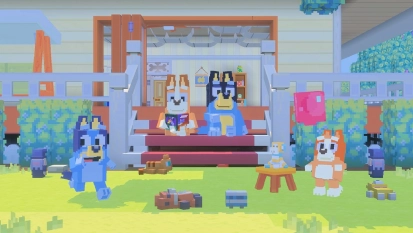 Bluey maakt entree in Minecraft X Bluey's House DLC