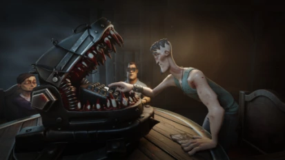 Handjes tekort in Krokodil met Kiespijn-game Hands Over