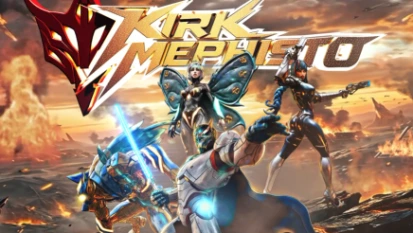 Ouderwetse hack-and-slash-actie in gameplay Kirk Mephisto