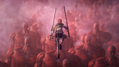 Vecht tegen de Negen Titanen in Attack on Titan 3