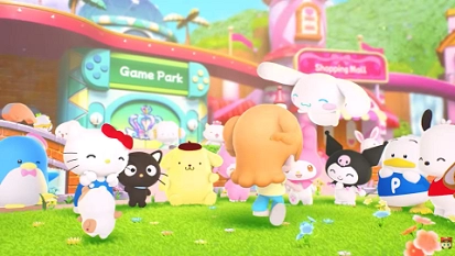 Het wordt een knus feest in Hello Kitty Party Land
