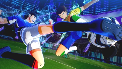 Japan vs Thailand in CAPTAIN TSUBASA 2: WORLD FIGHTERS gameplay
