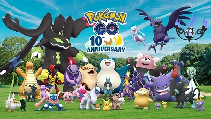 Pokémon Go viert 10e verjaardag met livestream op 10 juli 2026
