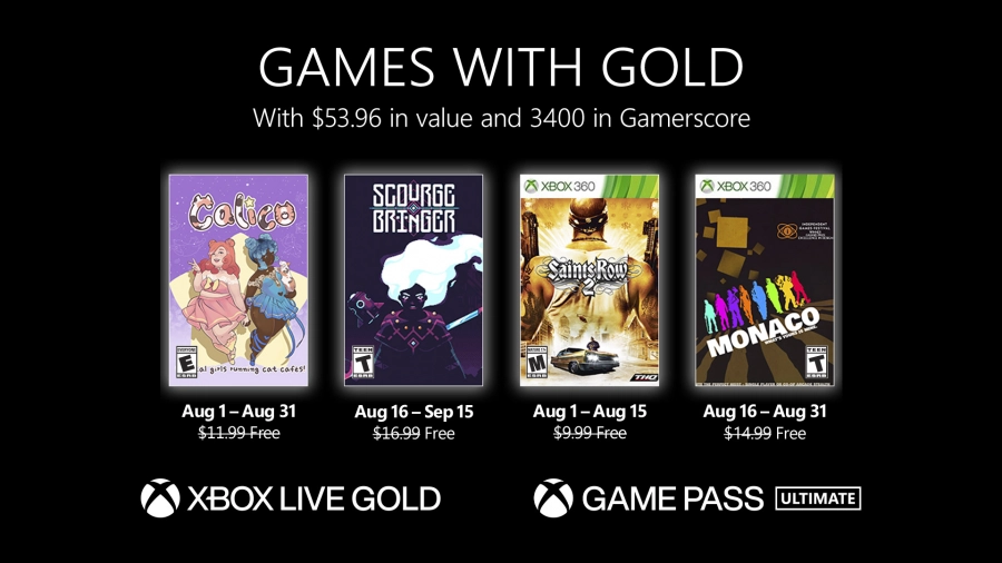 Games with Gold augustus Saints Row 2