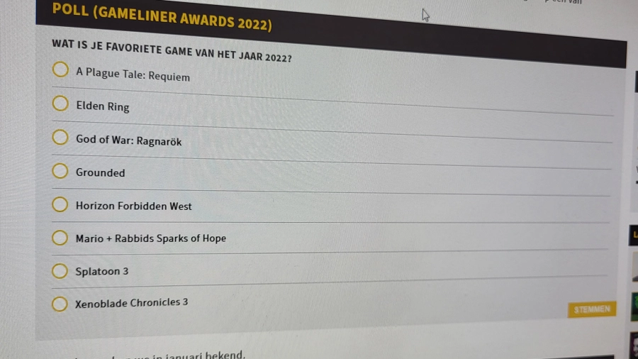 Gameliner Awards 20221