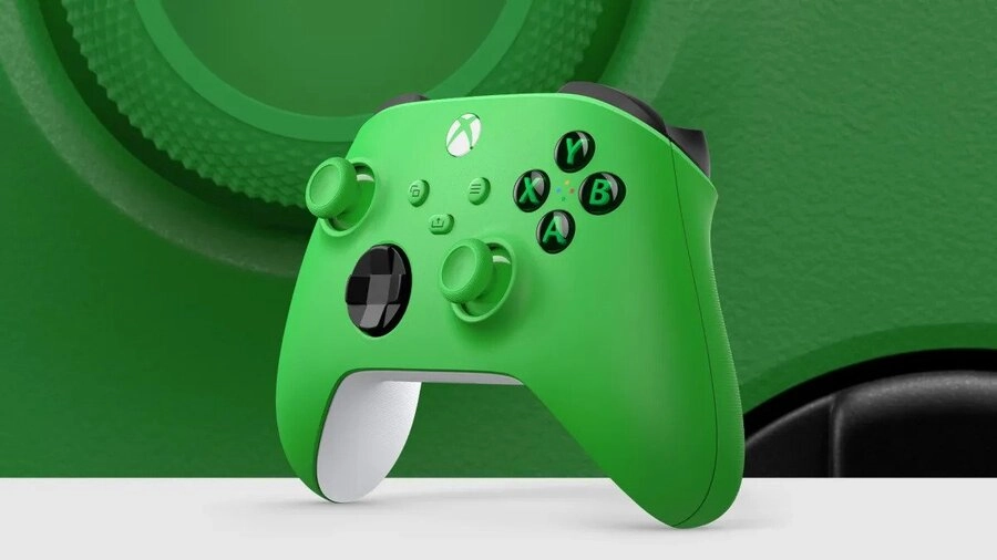 Velocity Green Xbox controller