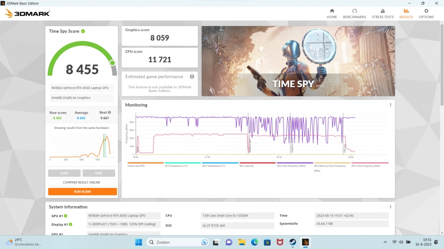 ERAZER Crawler E40 benchmarks 1