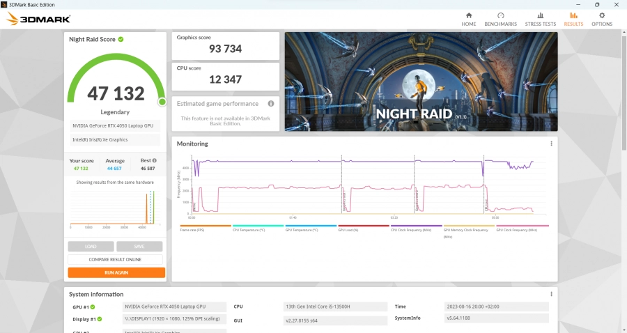 ERAZER Crawler E40 benchmarks 3