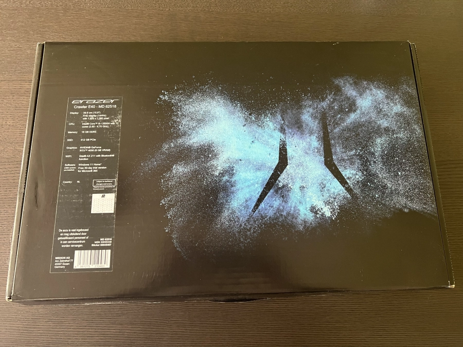 ERAZER Crawler E40 unboxing and hardware 2