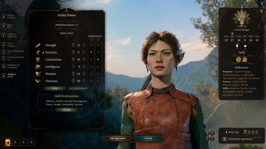 Baldurs Gate 3  Character Creation