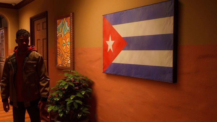 SpiderMan 2 Cubaanse vlag