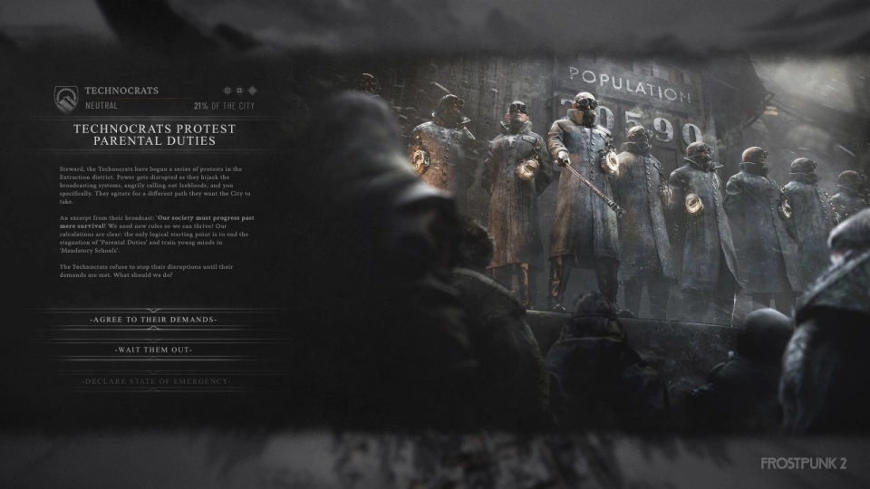 Frostpunk 2 facties