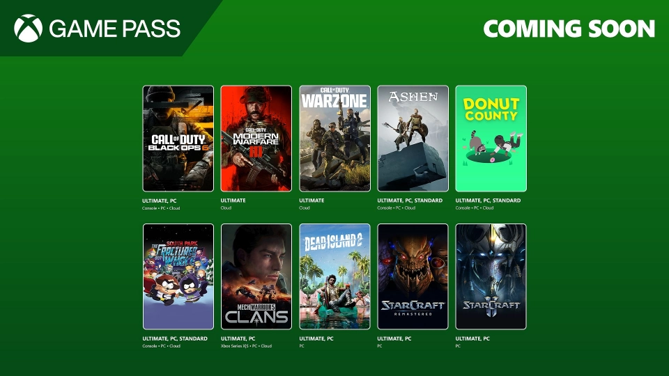 Game Pass oktober 2024 wave 2