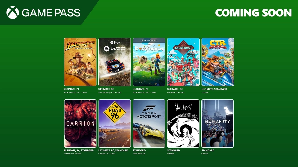 Xbox Game Pass december 2024