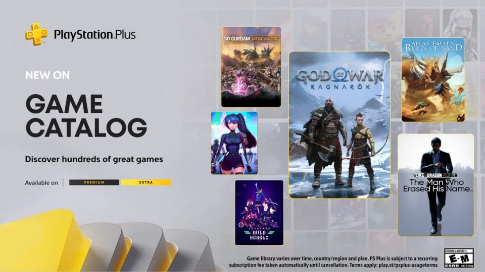 PlayStation Plus Game Catalog januari 2025 God of War Ragnarok