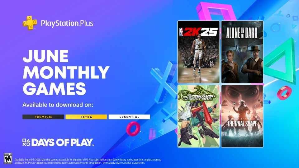 PlayStation Plus games juni 2025 Days of Play 1