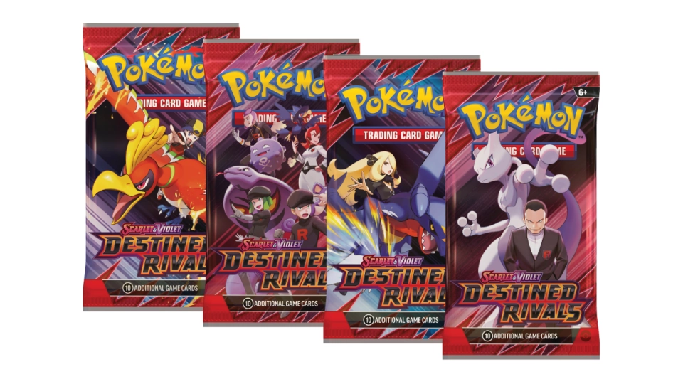 Pokmon Trading Card Game Scarlet Violet Destined Rivals booster packs