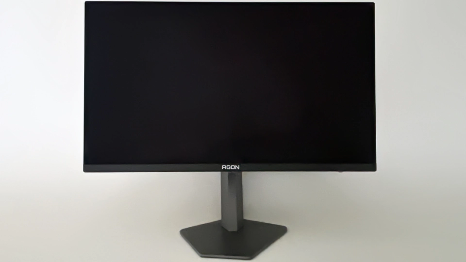 AOC Agon Pro AG276QZD2 voor en achteraanzicht 2