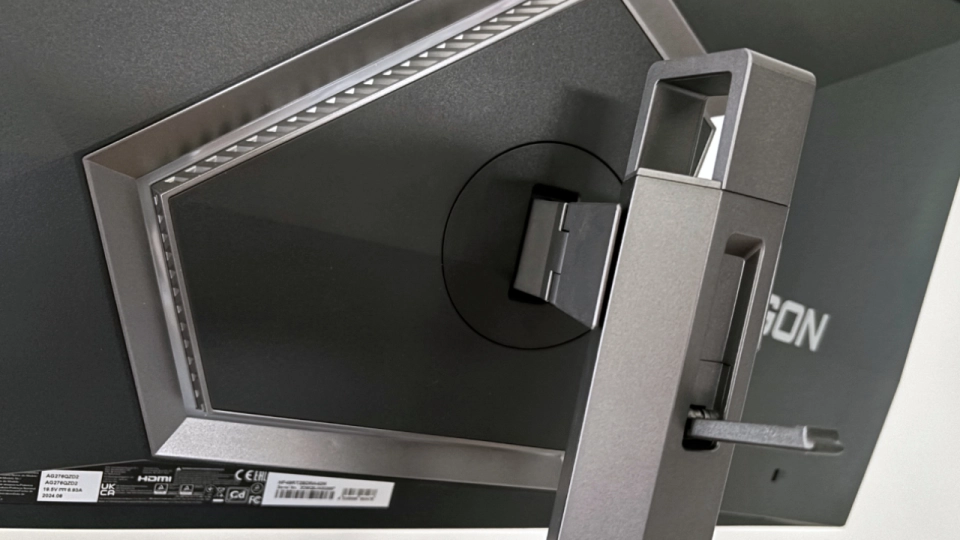 AOC Agon Pro AG276QZD2 achterkant 1