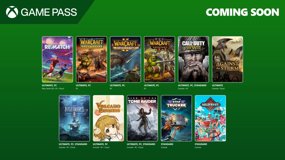 Xbox Game Pass juni 2025 wave 2 Warcraft