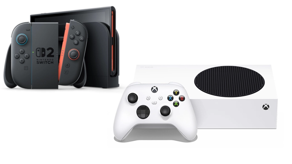 Nintendo Switch 2 Xbox Series S comparison