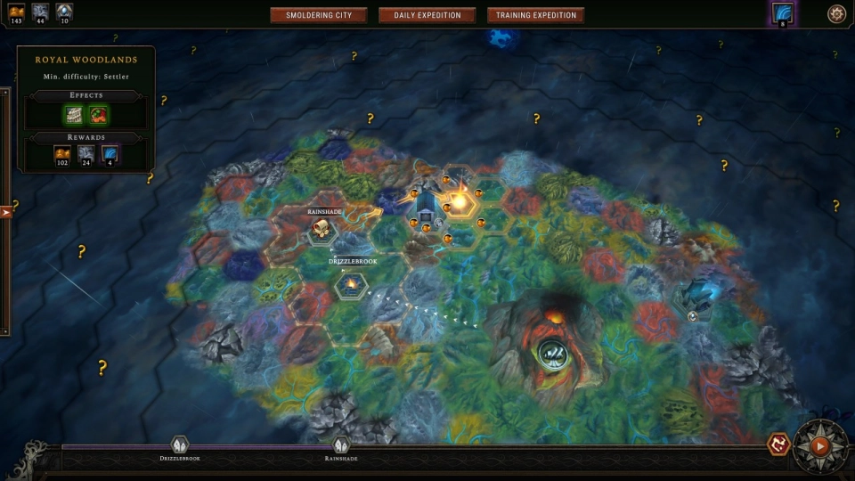 Against the Storm map