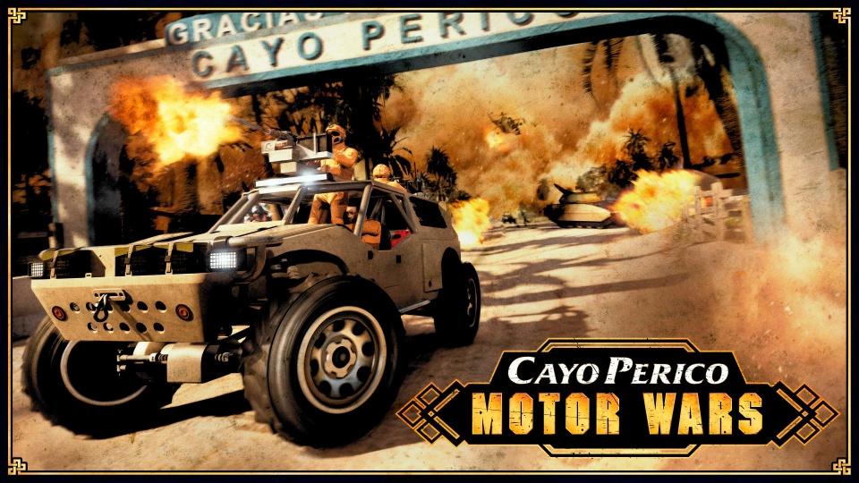 GTA Online Cayo Perico Motor Wars Gold Gun Necklace 2