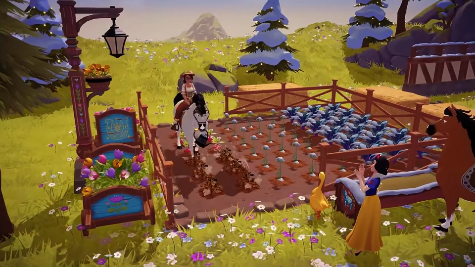 Disney Dreamlight Valley Wishblossom Ranch uitbreiding customization gamescom