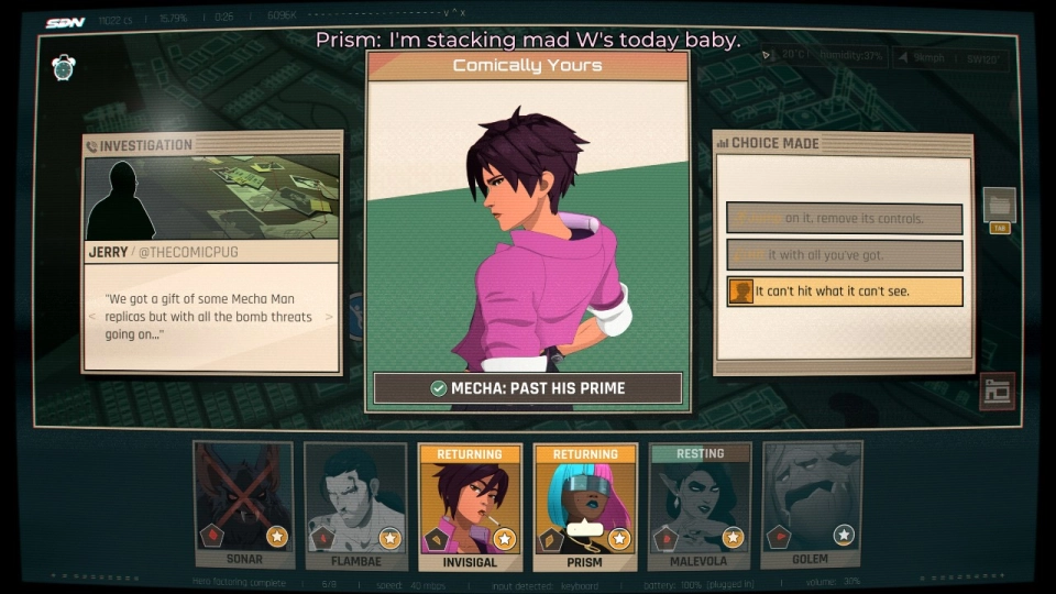 Dispatch gameplay review 3