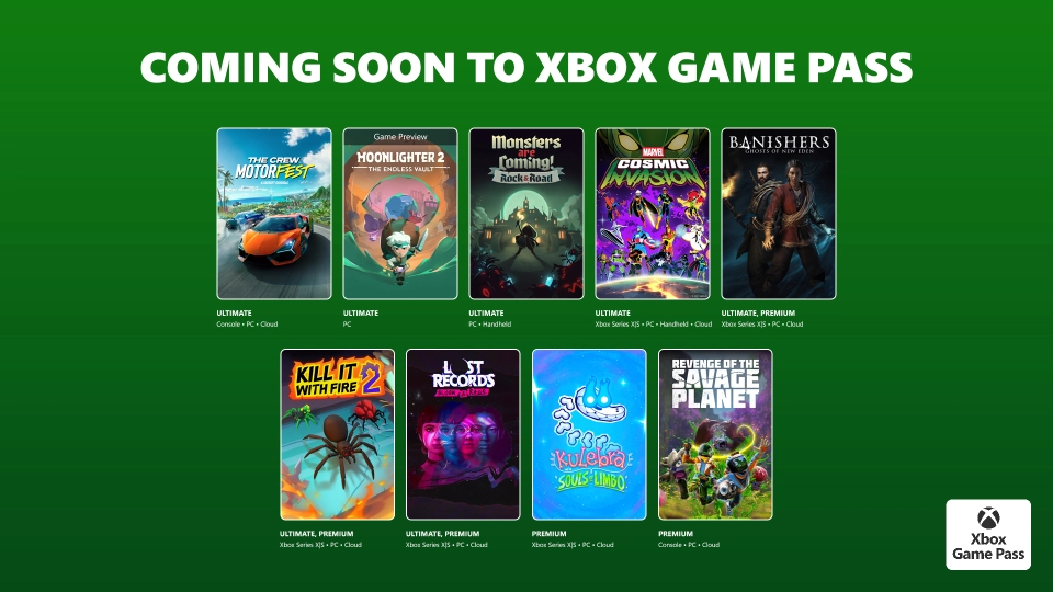 Xbox Game Pass november 2025 wave 2