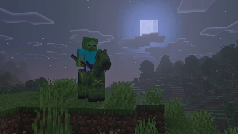 Minecraft Moutns of Mayhem Zombie Paard