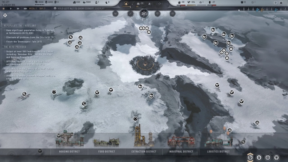 Frostpunk 2 Fractured Utopias DLC  Forsaken Valley Map