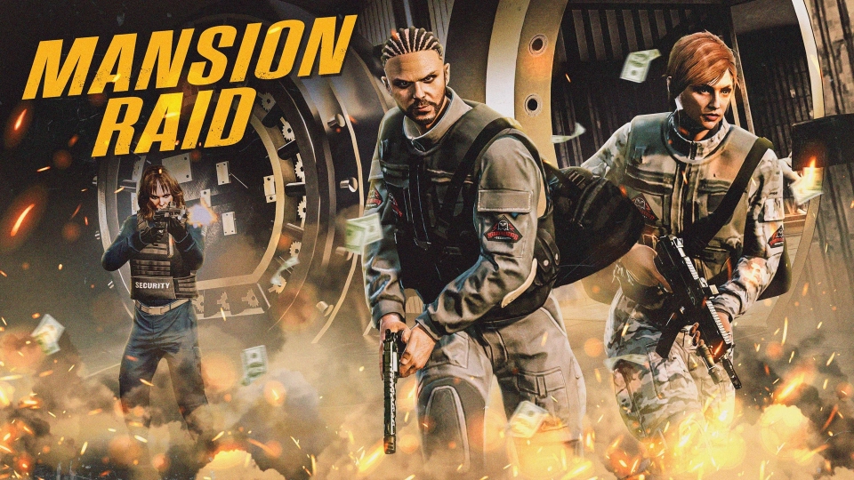 grandtheftautogtaonlinemansionraidkeyart