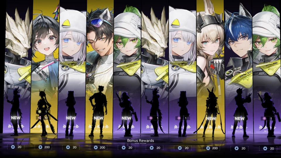 Arknights Endfield gacha scherm