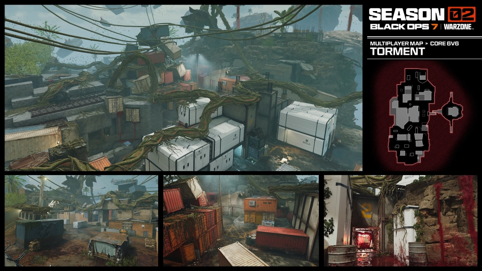 Call of Duty Black Ops 7 Season 2 Maps  Torment