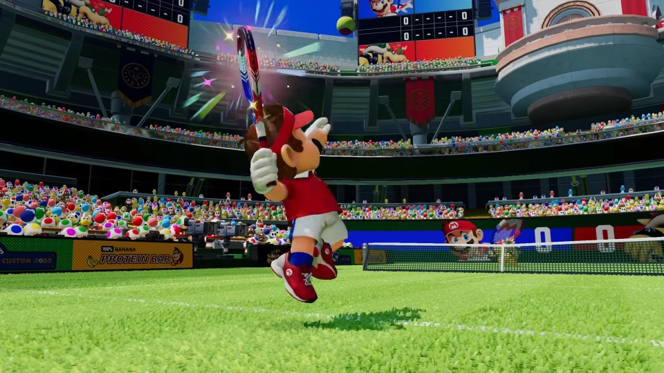 Mario Tennis Fever actieshot